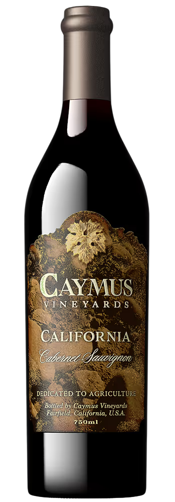 Best prices for Caymus wines — Caymus California Cabernet Sauvignon 2023 750ml bottle, dark Caymus Vineyards label, multi-appellation Cab from Paso Robles and Monterey at Casedrops